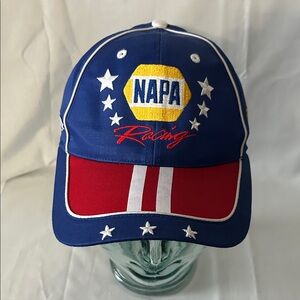 vintage NAPA Racing NASCAR adjustable Velcro baseball cap